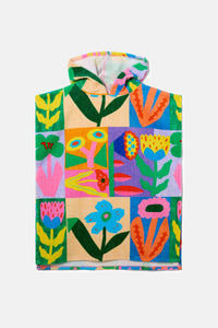 Gorman NZ - Floral Patchy Kids Swim Poncho - multi