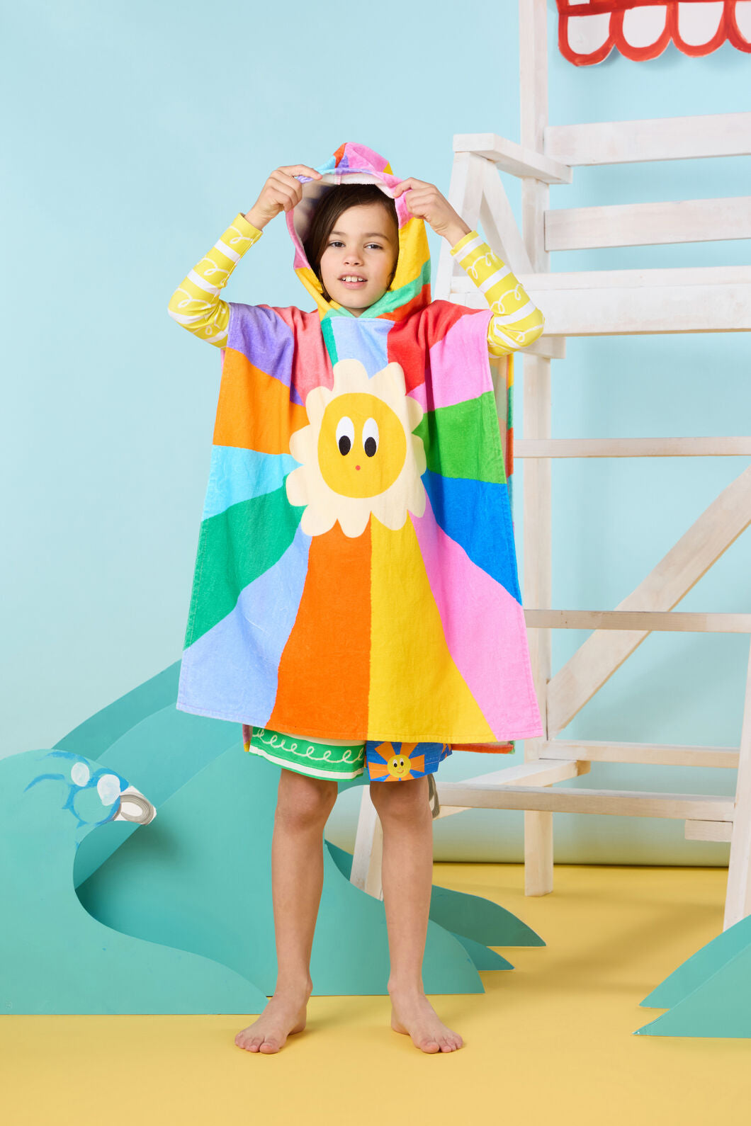 Gorman NZ - Sunny Kids Swim Poncho - multi
