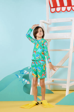 Gorman NZ - Buggy Boo Kids Swim Top - multi