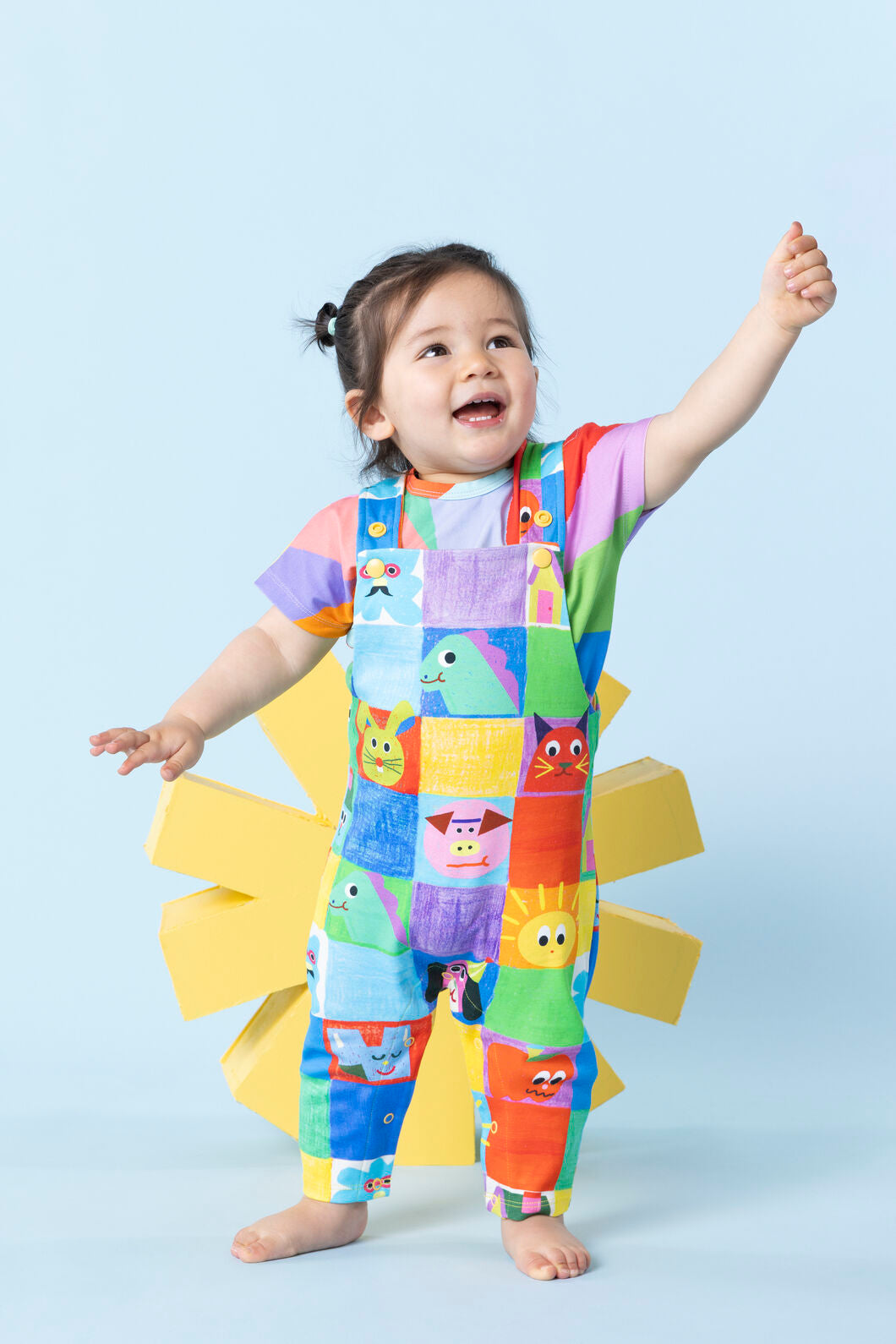 Gorman NZ - Check Mate Baby Overalls - multi