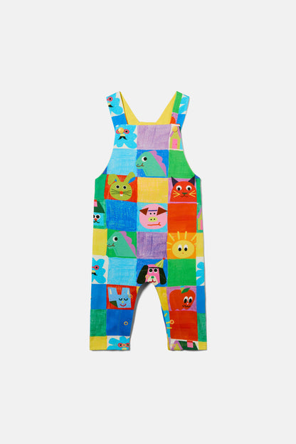 Gorman NZ - Check Mate Baby Overalls - multi