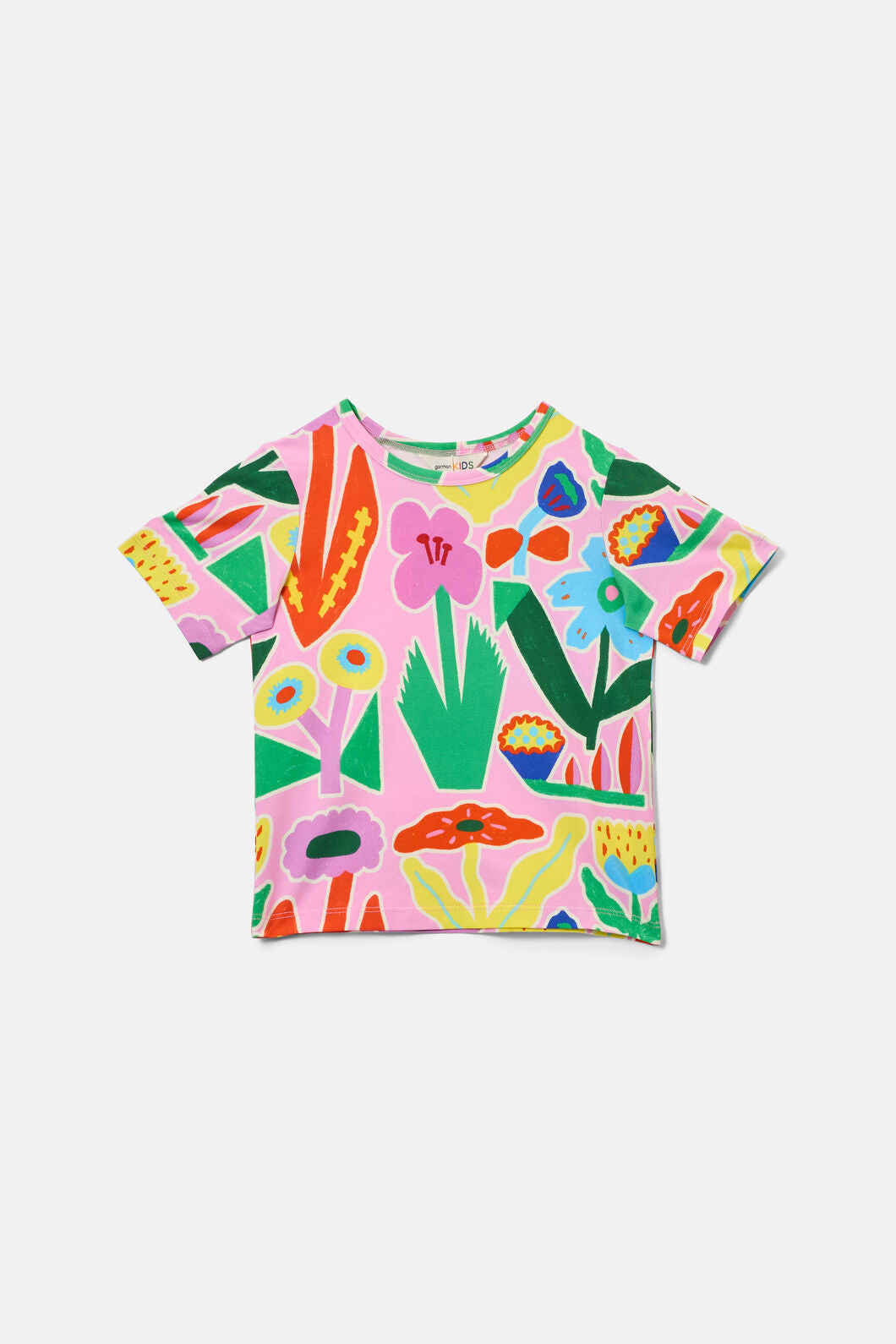 Gorman NZ - Bold Floral Kids SS Tee - pink