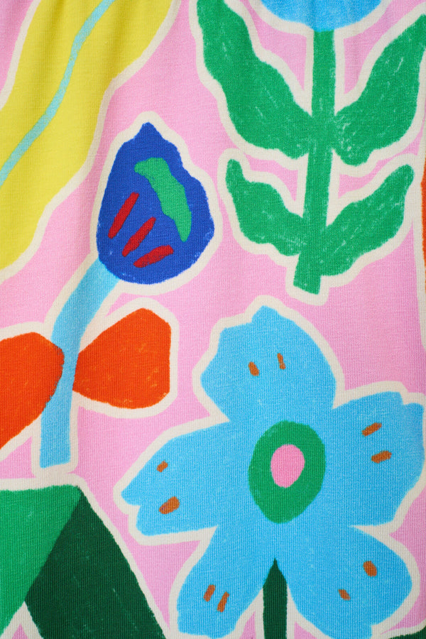 Gorman NZ - Bold Floral Kids Legging - pink