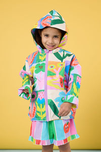 Gorman NZ - Floral Patchy Kids Raincoat - multi