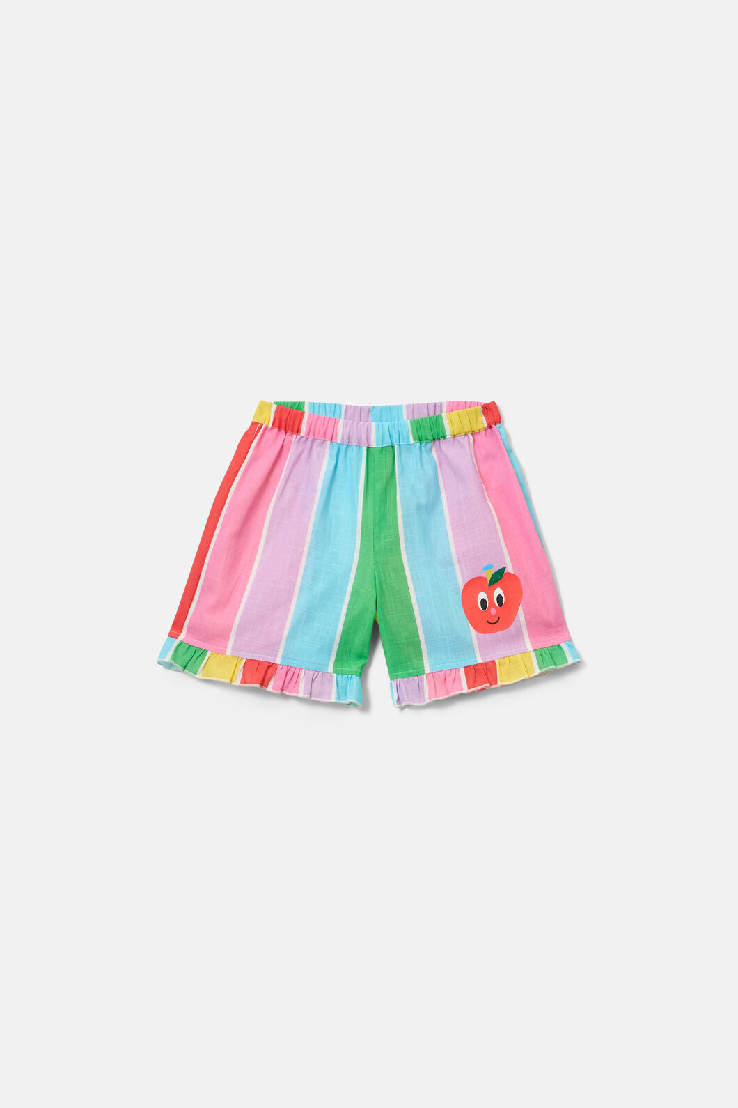 Gorman NZ - Candy Stripe Kids Frill Shorts - multi