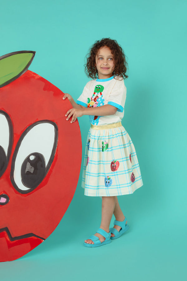 Gorman NZ - Apple Sequins Kids Party Skirt - multi