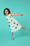 Gorman NZ - Apples Glitter Kids Party Dres - multi