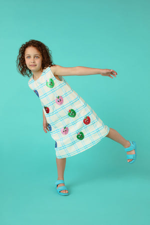 Gorman NZ - Apples Glitter Kids Party Dres - multi