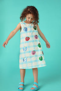 Gorman NZ - Apples Glitter Kids Party Dres - multi