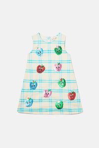Gorman NZ - Apples Glitter Kids Party Dres - multi