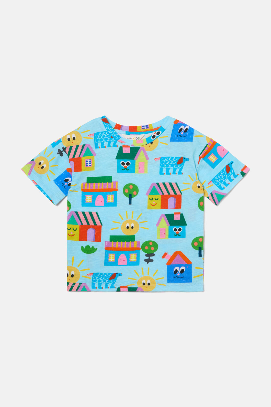 Gorman NZ - Little Huts Kids SS Tee - blue