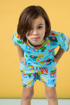 Gorman NZ - Little Huts Kids Shorts - blue