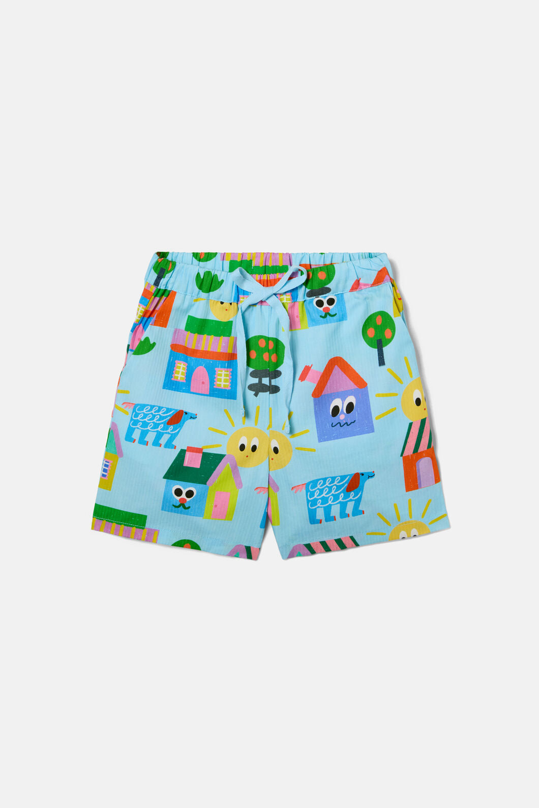 Gorman NZ - Little Huts Kids Shorts - blue