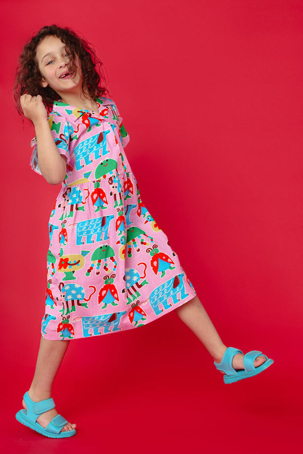 Gorman NZ - Buggy Boo Kids Dress - pink