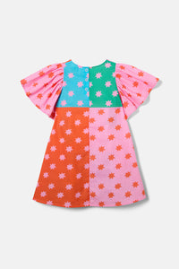 Gorman NZ - Buggy Grid Kids Frill Dress - multi