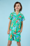 Gorman NZ - Buggy Stripe Kids Shirt - green