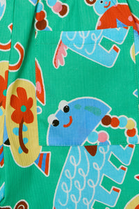 Gorman NZ - Buggy Stripe Kids Shorts - green
