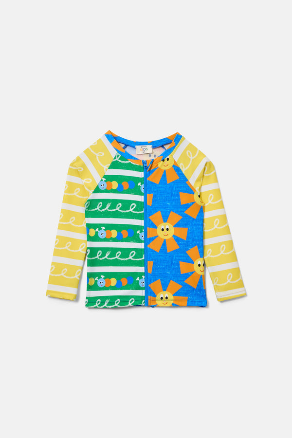 Gorman NZ - Mix Match Kids Swim Zip Top - multi