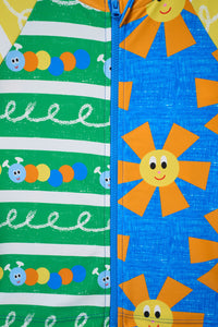 Gorman NZ - Mix Match Kids Swim Zip Top - multi