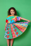 Gorman NZ - Splice Icon Kids Pleat Skirt - multi
