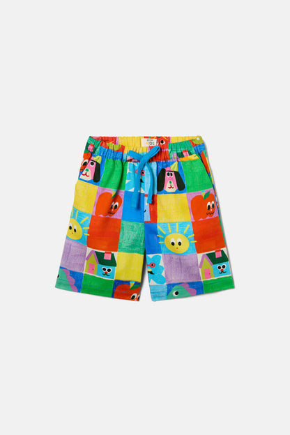 Gorman NZ - Check Mate Kids Shorts - multi