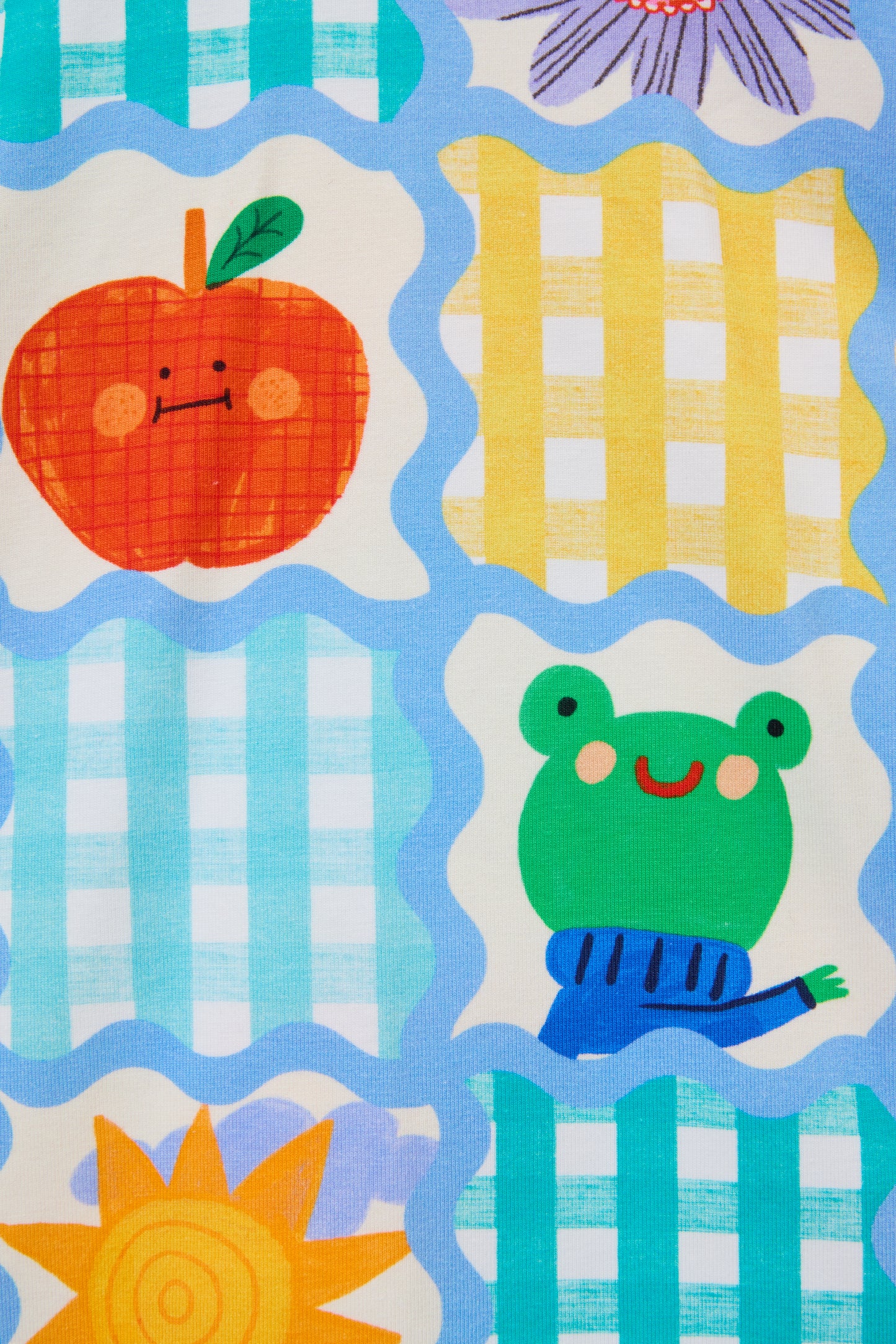 Jumble Check Baby Tee