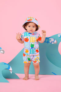 Gorman NZ - Jumble Check Baby Tee - multi