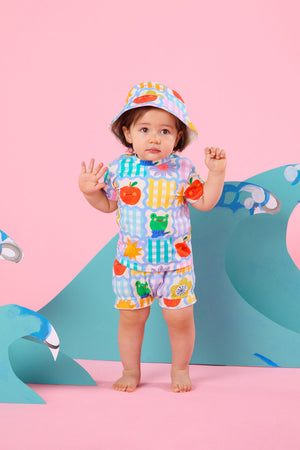 Gorman NZ - Jumble Check Baby Tee - multi