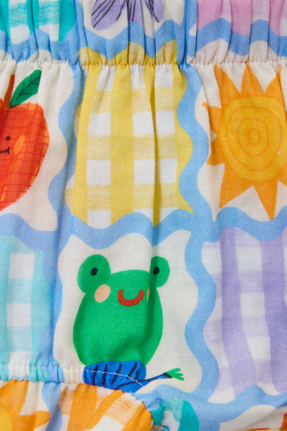 Jumble Check Baby Bloomer