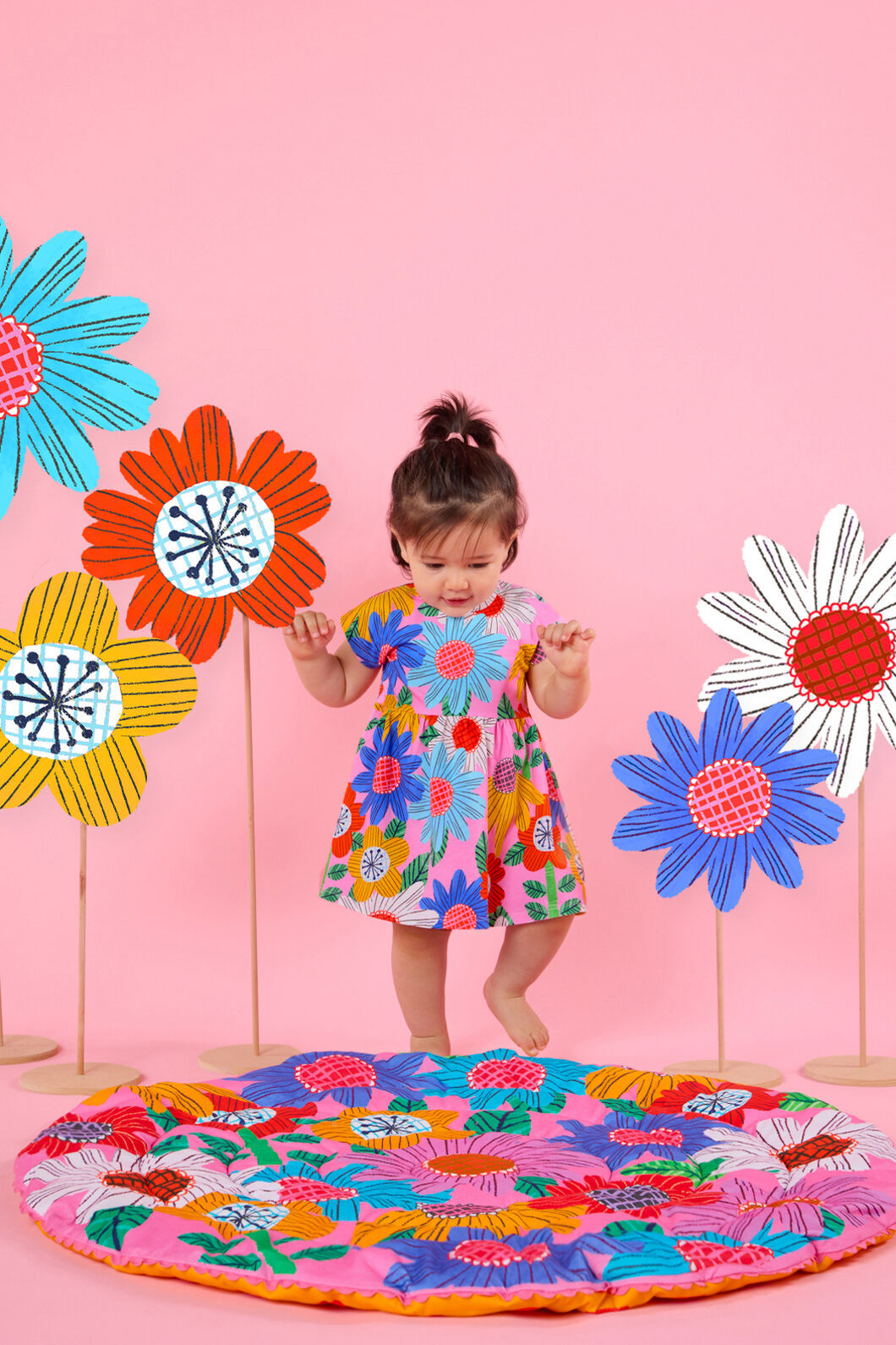 Gorman NZ - Blooming Floral Baby Dress - pink