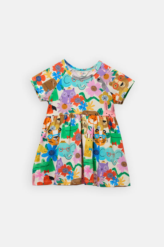 Gorman NZ - Happy Guys Floral Baby Dress - cream
