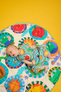 Gorman NZ - Animal Stamp Baby Dress - green