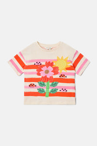 Gorman NZ - Folksy Flower Kids SS Tee - multi
