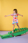 Gorman NZ - Lauren Kids Border Dress - lilac