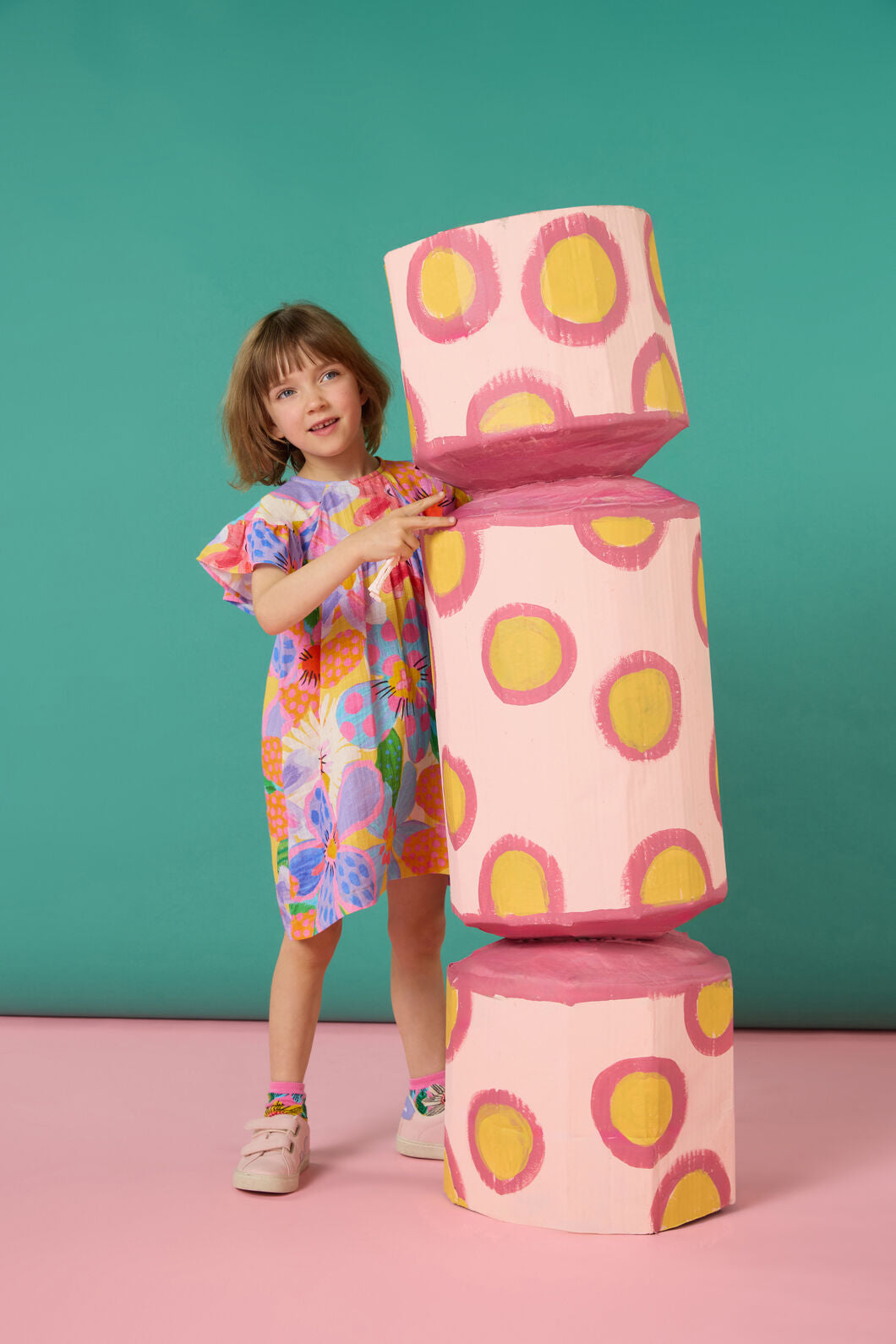 Gorman NZ - Buttercup Kids Floral Dress - yellow