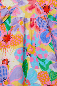 Gorman NZ - Buttercup Kids Floral Dress - yellow
