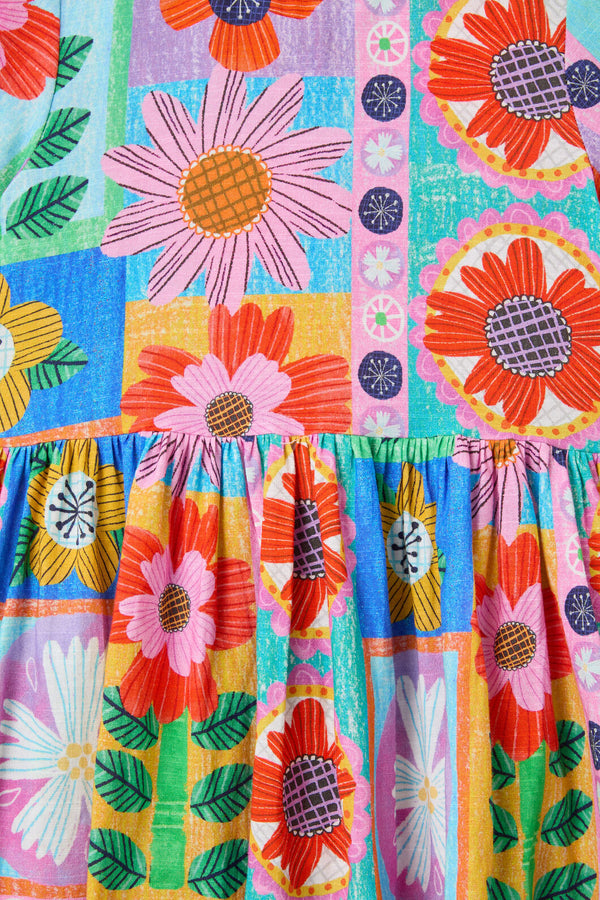 Gorman NZ - Folksy Floral Kids Dress - multi