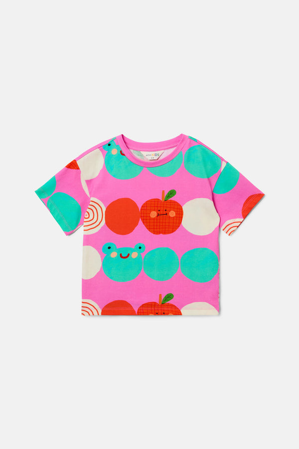 Gorman NZ - Spot Face Kids SS Tee - pink