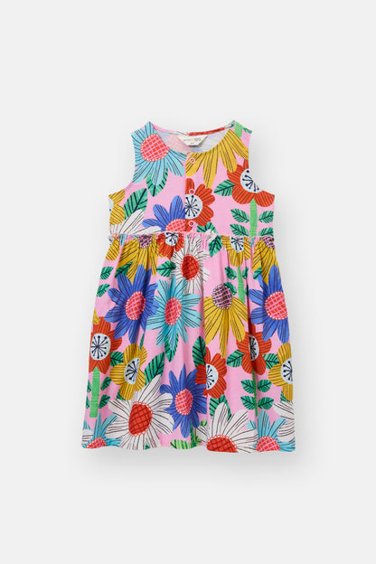 Blooming Floral Kids Dress