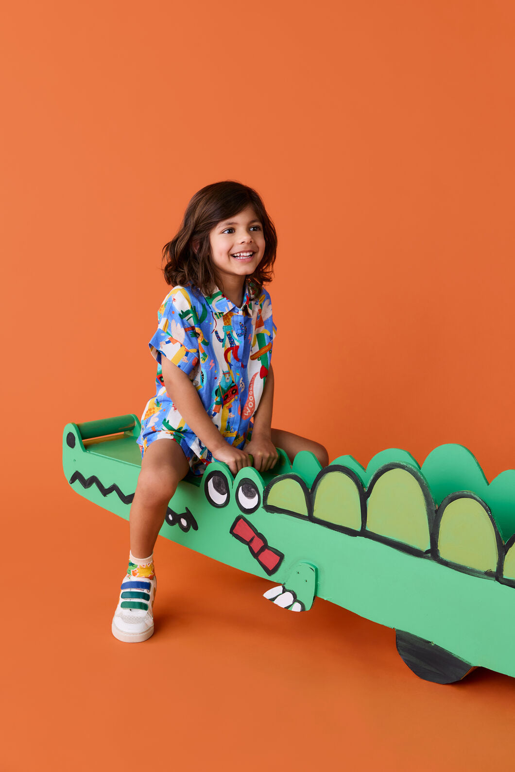 Gorman NZ - Lets Go Stripe Kids Shirt - multi
