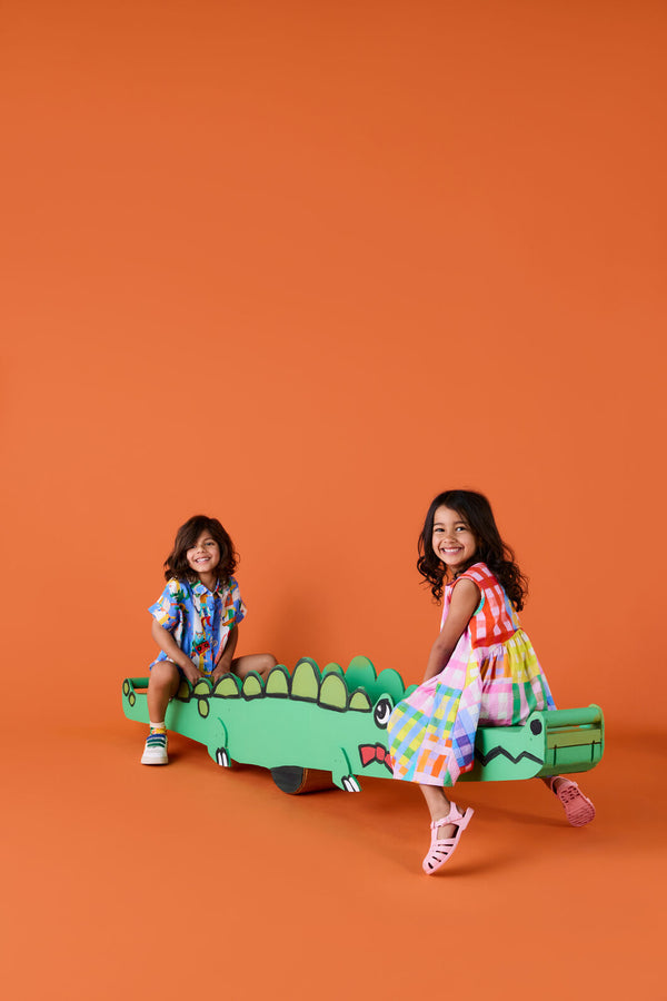 Gorman NZ - Lets Go Stripe Kids Shirt - multi