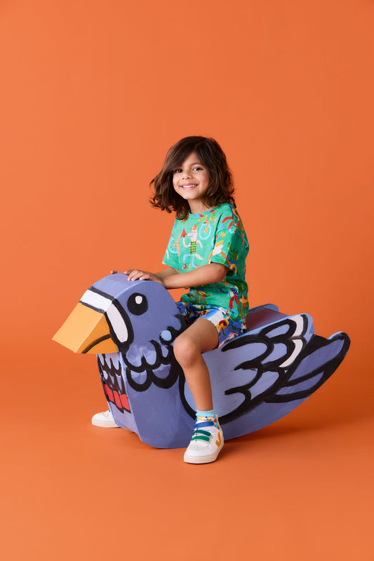 Gorman NZ - Lets Go Kids SS Tee - green