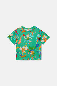 Gorman NZ - Lets Go Kids SS Tee - green