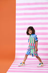Gorman NZ - Woohoo Stripe Kids Polo Top - multi