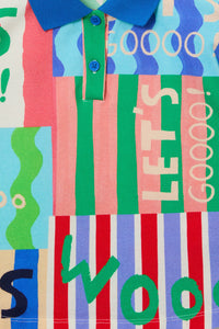 Gorman NZ - Woohoo Stripe Kids Polo Top - multi