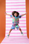 Gorman NZ - Woohoo Stripe Kids Shorts - multi