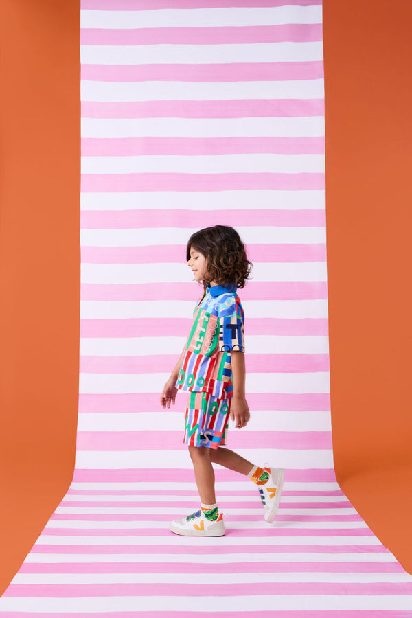 Gorman NZ - Woohoo Stripe Kids Shorts - multi