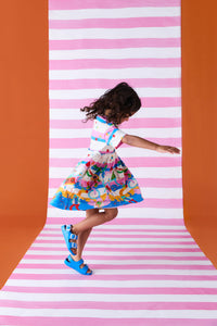 Gorman NZ - Party Stripe Kids Dress - multi