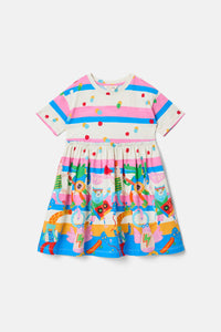 Gorman NZ - Party Stripe Kids Dress - multi