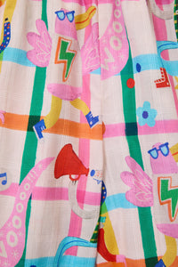Gorman NZ - Lets Go Check Kids Skort - multi